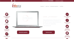 Desktop Screenshot of infosta.lt